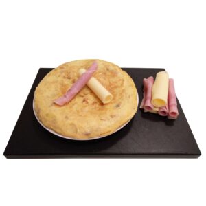 Tortilla de patata, jam?n y queso