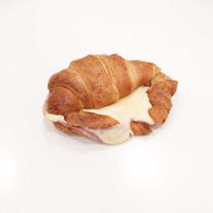 Croissant a la plancha jamón y queso
