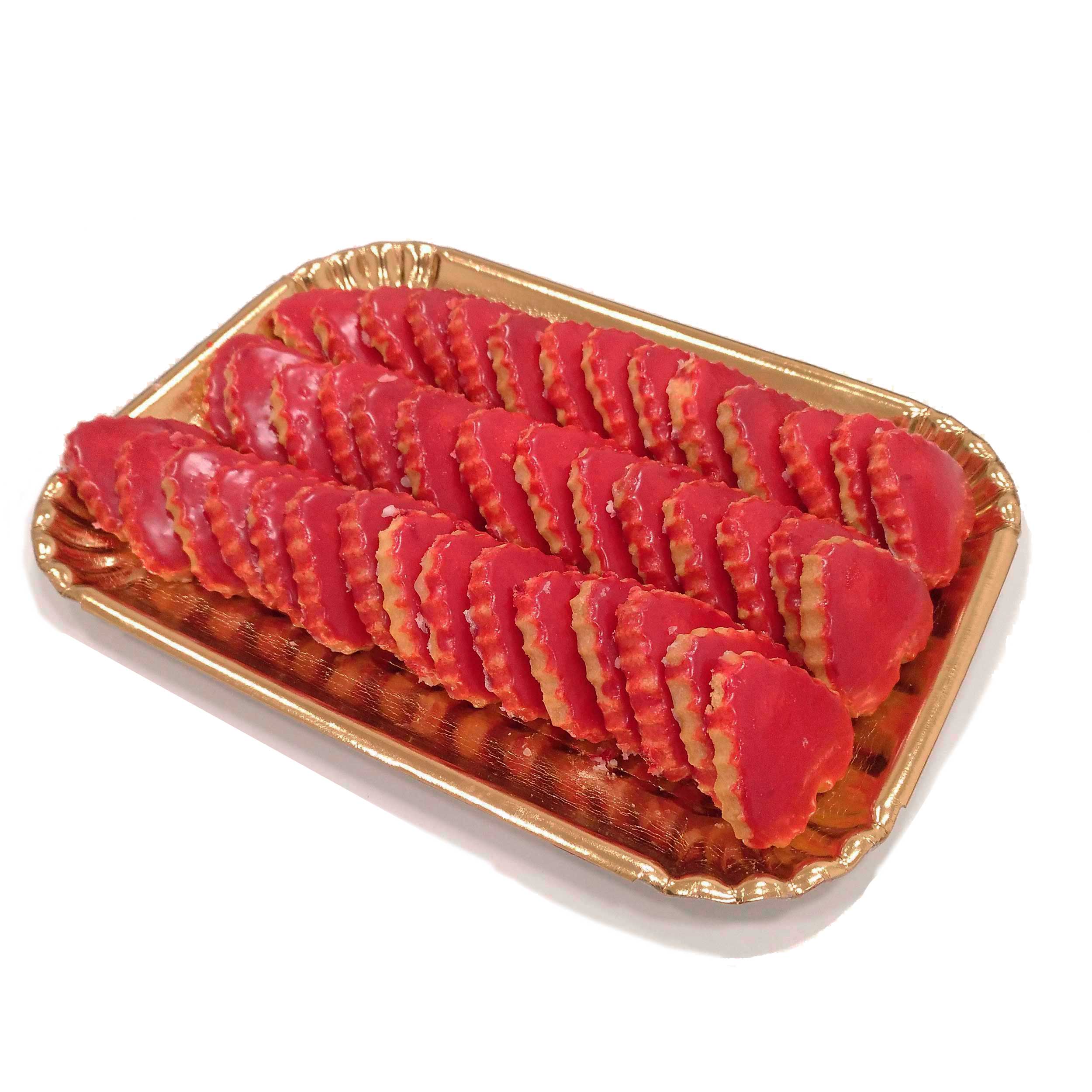 Pastas glaseadas de fresa