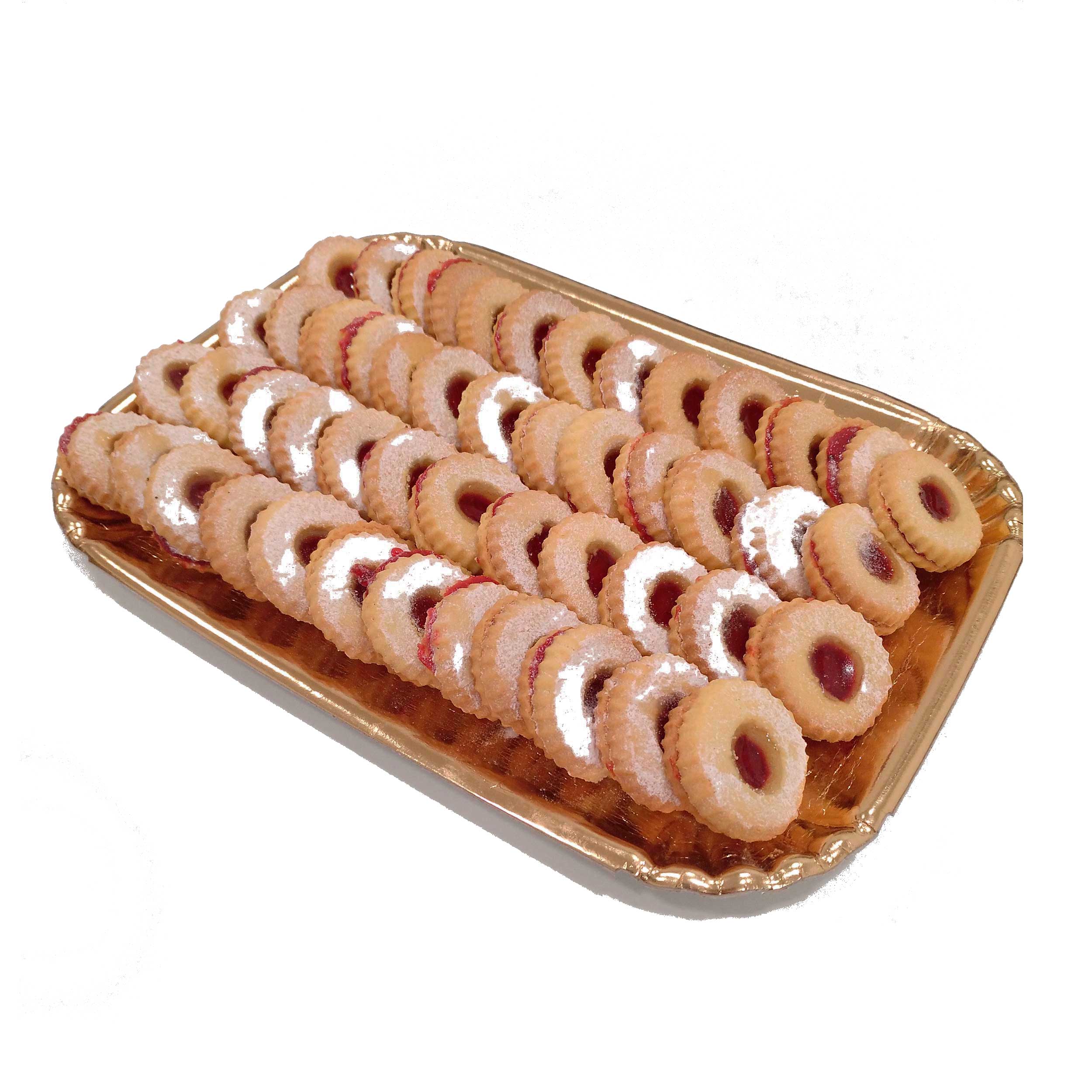 Pastas rellenas de fresa